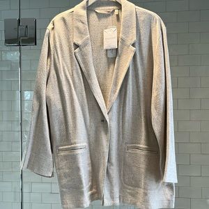 NWT Soft Surroundings Gauze Flax Jacket XL